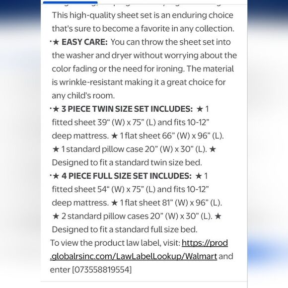 Hello Kitty 3-PC Microfiber Twin Sheet Set - Picture 12 of 13